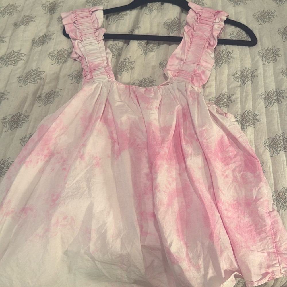 Zara ruffle tank top blouse